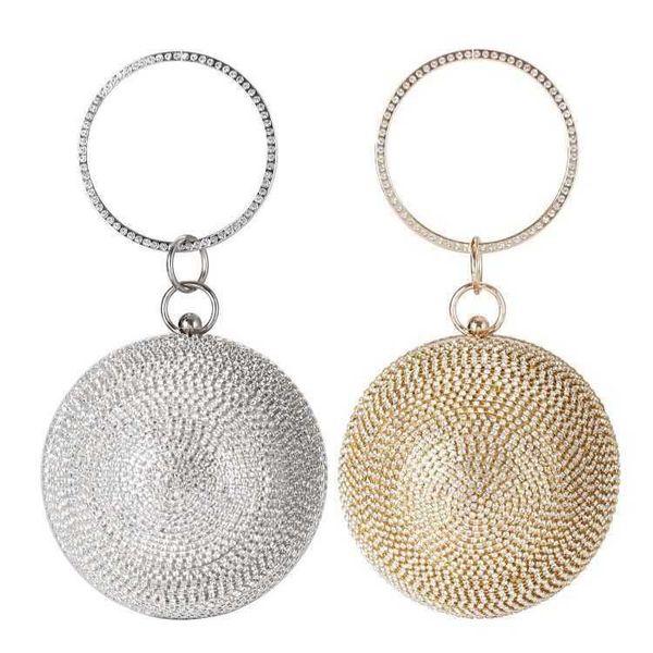 

new round ball dinner bag women's handbag banquet diamond handbag dress evening bag