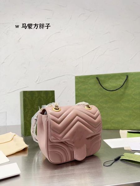 

bags cross body luxury high bag macaron mini mamun wave pattern shoulder bag horse messenger chain fanny pack women's small square bag1, Black;red