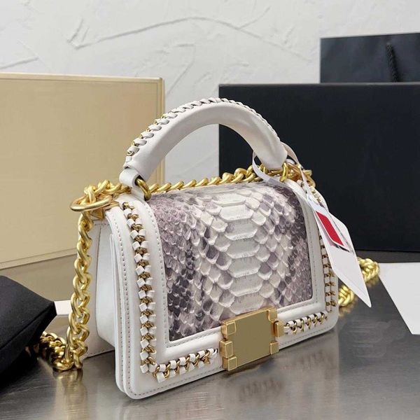 

shoulder bag crossbody bags luxurys handbags purses designer woman handbag women luxury chain snakeskin texture fashion cross body womens