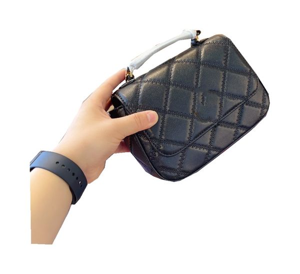 

lingge chain bag 2023 women's one shoulder crossbody small square bag