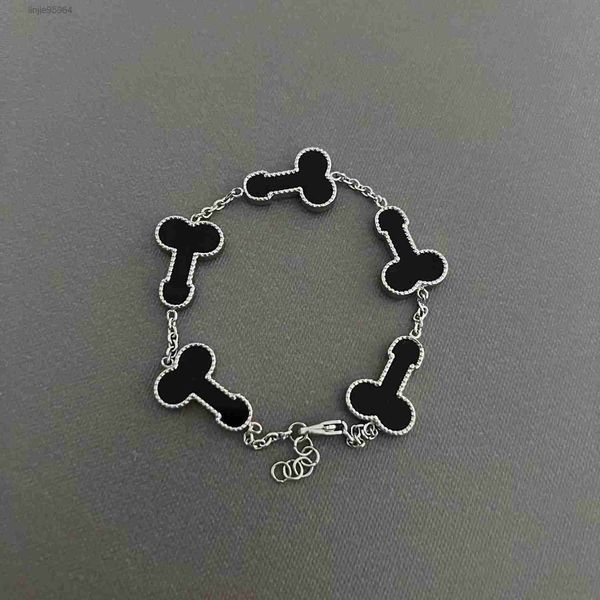 

fashion charm bracelets 4four leaf clover designer jewelry 18k gold bangle bracelet for women men necklaces chain elegant jewelery 2yjgfgtyr, Golden;silver