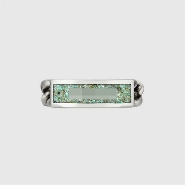 

2023 s925 sterling silver gujia drop glue enamel green ring for men and women lovers valentine's day gift fashion jewelry