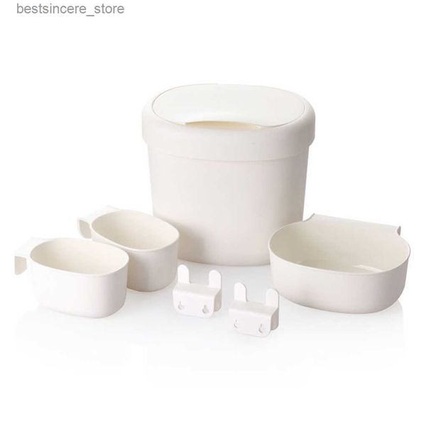 

1 set baby crib hanging storage box portable cloth milk powder case l230522