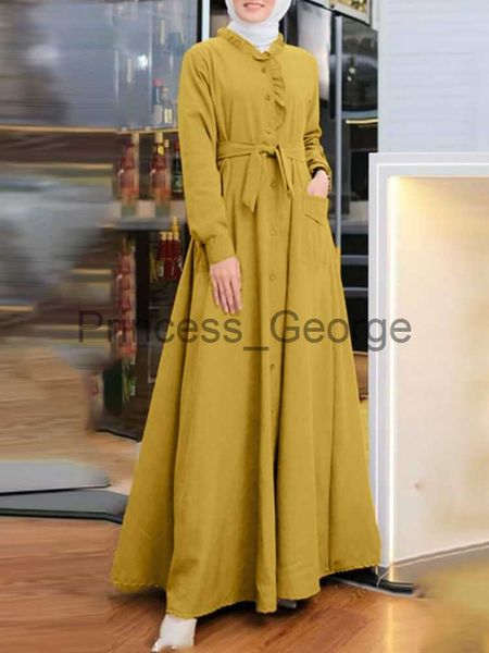 

casual dresses zanzea fashion muslim maxi dress women long sleeve dubai turkey abaya hijab vestidos robe femme kaftan ruffles islamic clothi, Black;gray