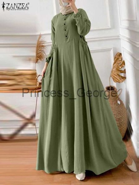

casual dresses zanzea fashion women long sleeve solid muslim maxi sundress robe femme islamic abaya vestido eid mubarek ramadan turkey dress, Black;gray