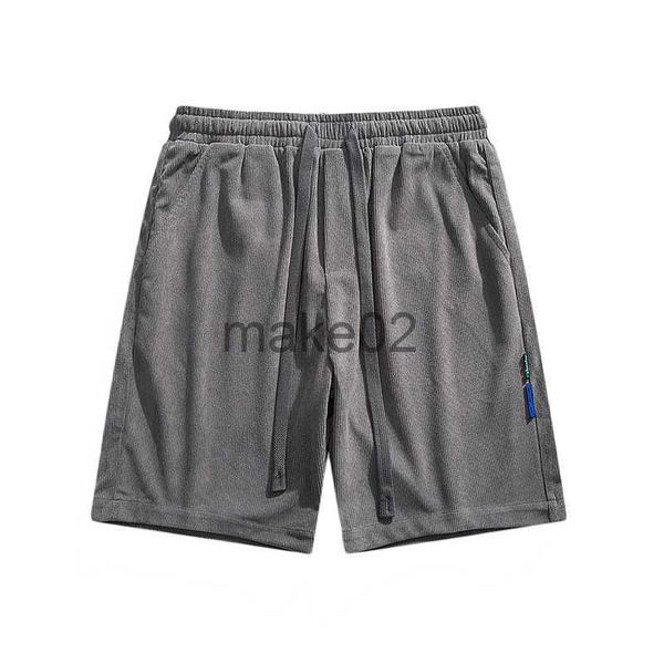 

men's shorts 3 colors2023 summer new men's casual shorts with drawstring design ice feeling straight tube loose half sport casual, White;black