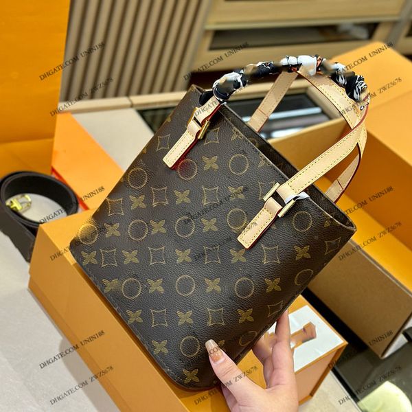 

23ss women luxurys designer totes bags onthego leather classic flowers handbag shouder crossbody ladies handbags original hardware purse pou