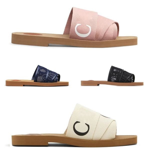 

2023 with box designer slippers sliders slides sandals flat mule sole oran sandal fashion summer h sandals outside beach l size 36-42, Black