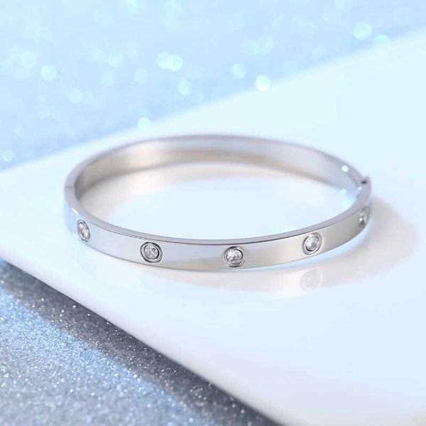 

designer new carti fashion couple ten diamond titanium bracelet stars full jewelry stainless steel uizt, Black