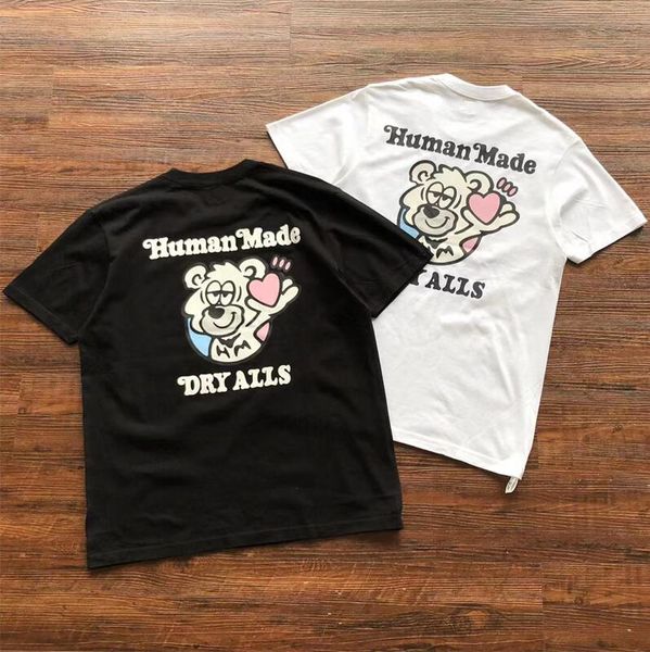 

2023ss oversized cartoon t-shirt men women t shirts tee, Black;brown