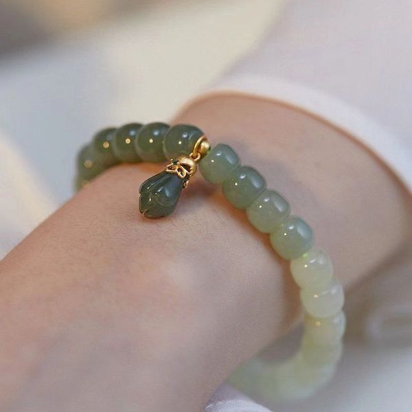 

a jade ice seed floating flower jade buddha pendant female jade maitreya buddha male jade pendant big belly laughing buddha pendant gift, Silver