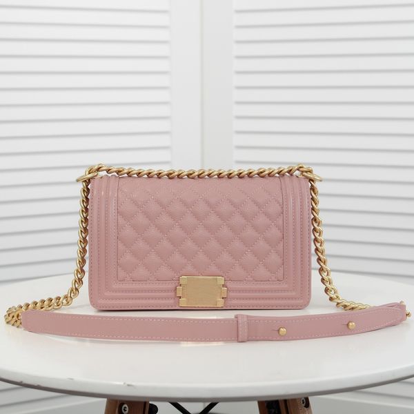 

designer bag le boy crossbody bags mouth cover bag 25cm woman fashion shoulder handbag leather crossbody bags luxurious designer chain bags