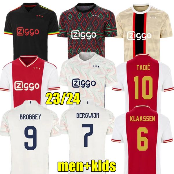 

tadic 2023 soccer jerseys men and kids soccer shirt alvarez bassey berghuis third black kit blind klaassen bergwijn marley vos godts 22 23 2, Black;yellow