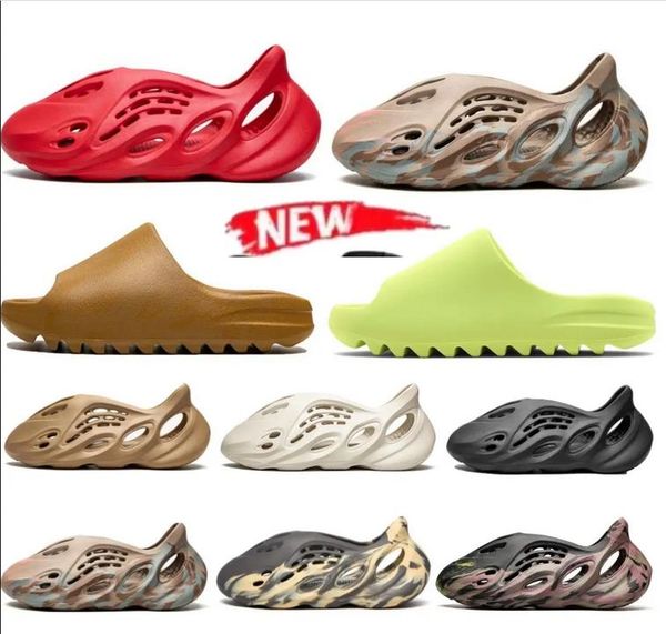 

foam designer slippers 36-47 men women bone white resin desert sand pure onyx stone sage slipper ash western slide sandals shoes, Black
