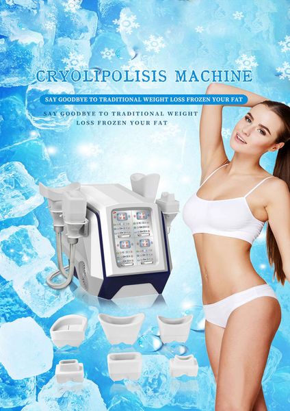 

4d fat ing cryolipolisis cryo body sculpting equipment systems cellulite frozen loss abdominal 4 frozen handles professional beauty machine