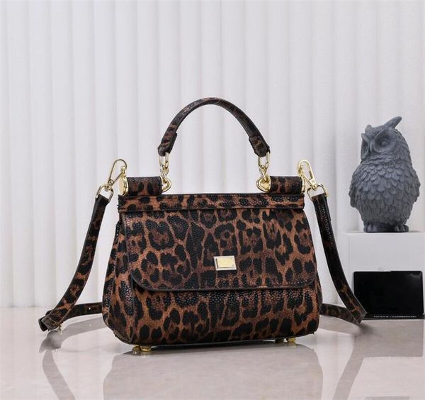 

designer bags women leopard print leather handbag crossbody shoulder bag dg classic ladies totes fashion wallet