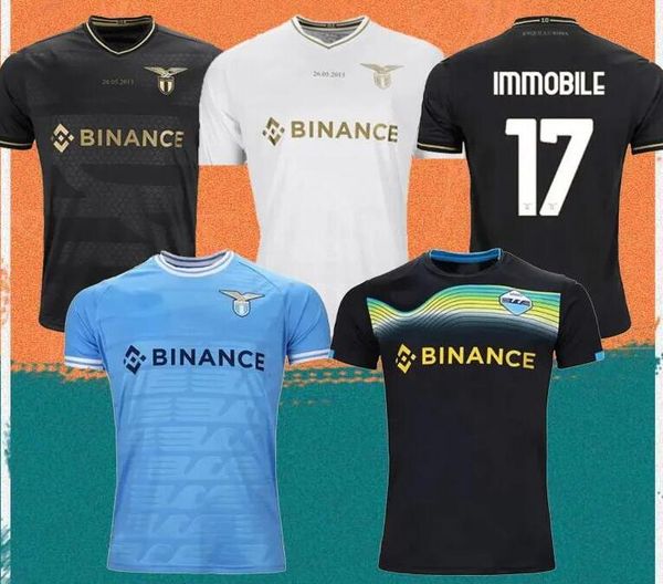 

10 luis alberto soccer jersey 23-24 home away black thai quality shirts kingcaps 7 f. anderson 9 pedro 17 immobile 20 21 sergej 29 lazzari d, Black;yellow