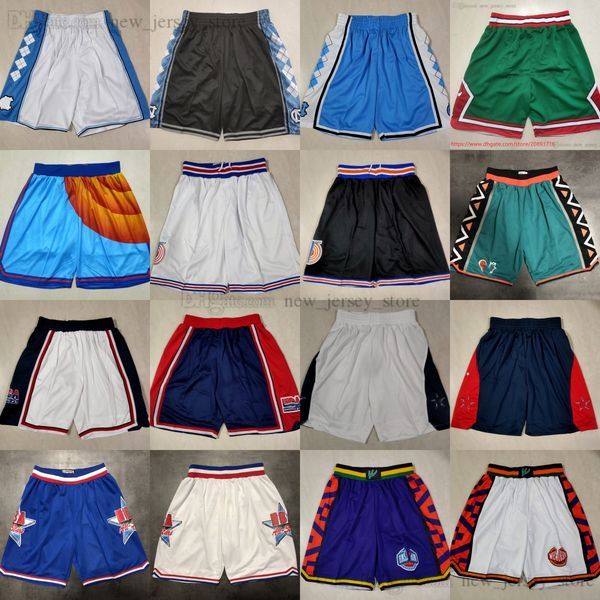 

classic retro mesh basketball shorts movie breathable gym training beach pants 1992 all-star blue sweatpants pant sport short north carolina, Black