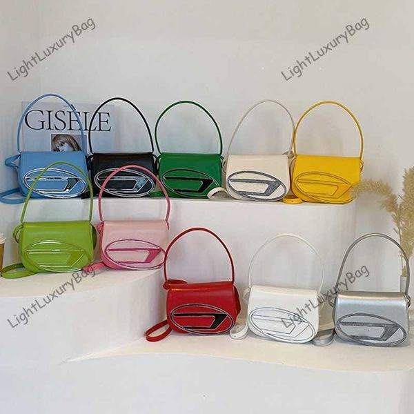 

designer brand di bags 20cm candy colors shoulder crossbody bag fashion flap square wallets women leather luxury handbags tote classic femal