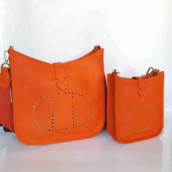 

designer women's bag evelyn autumn winter h head litchi pattern and universal messenger leather