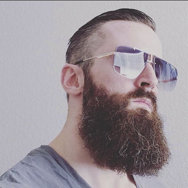 

2023 pilot frameless double bridge men's and women's sunglasses made of quality luxury titanium alloy material with an outdoor sty, White;black