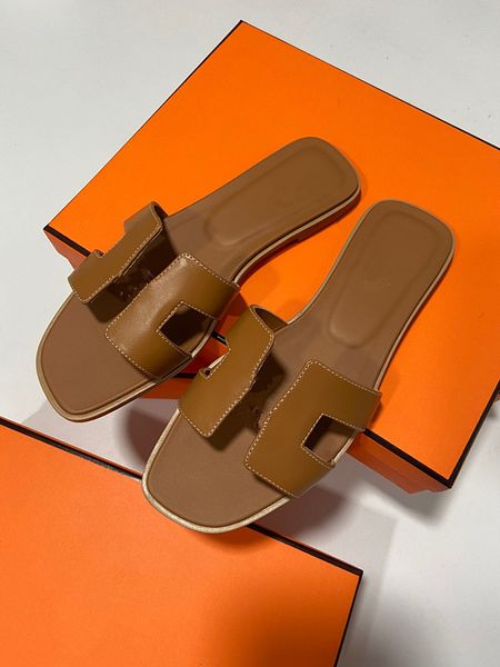 

designer slippers slides sandals summer flats real leather platform shoes ladies beach effortlessly stylish slides straps 0623, Black