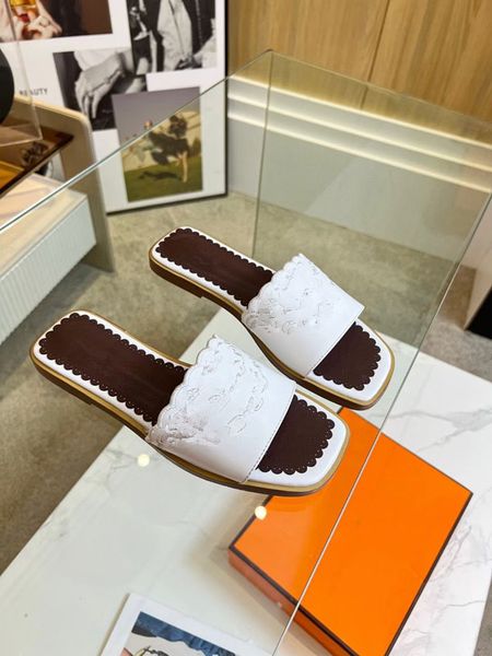 

women brand sandals designer slippers flat flip flops crocodile skin slide ladies beach sandal summer with box 0623, Black