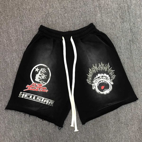 

hellstar studios sounds like seven tee ins trendy shorts, White;black