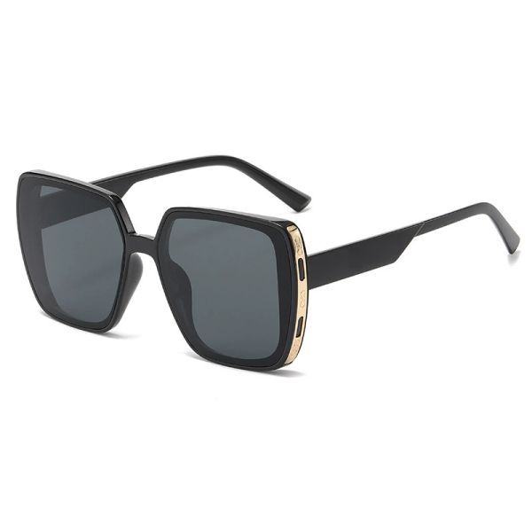 

women's luxury designer sunglasses super large women's sunglasses polarized attitude case retro gavas de sol lentes, White;black