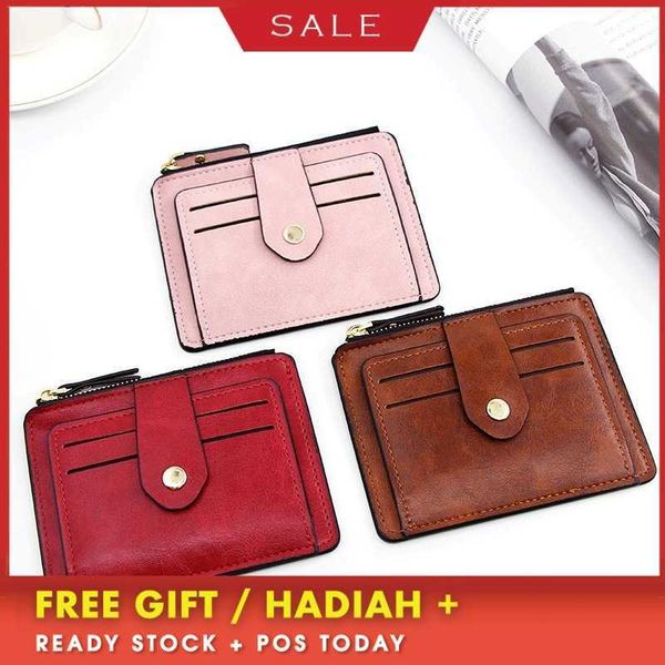 

mini designer wallet new korean color multiple versatile concealed buckle zero ultra thin convenient leisure card bag cover mans wallets gen, Red;black