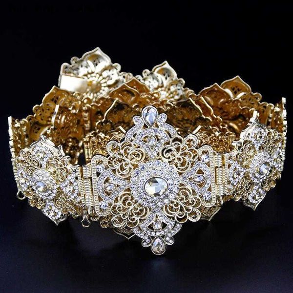 

18k gold belt moroccan kaftan women arabian bridal wedding dress waist chain champagne diamond jewelry, Silver