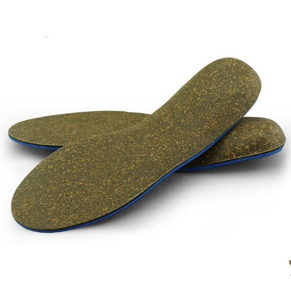 

cork orthopedic insole flat foot x/o leg correction damping orthopedic insole arch support pad for shoe men women insoles, White;pink