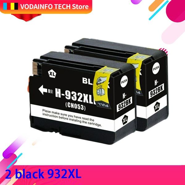 

accessories 4pcs 932xl 933 for hp932 933xl replacement ink cartridge for hp officejet 6100 6600 6700 7110 7610 7612 printer