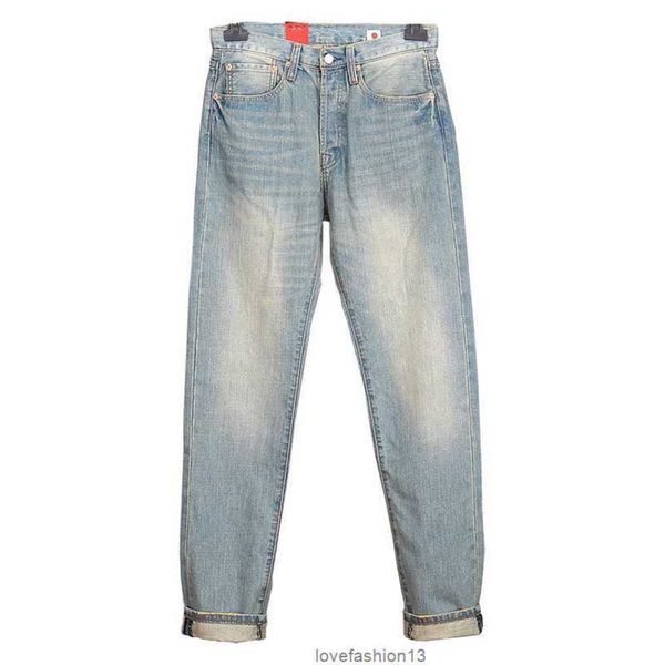 

summer 501 levi jeans men's casual straight loose long pants fashion brand, Blue