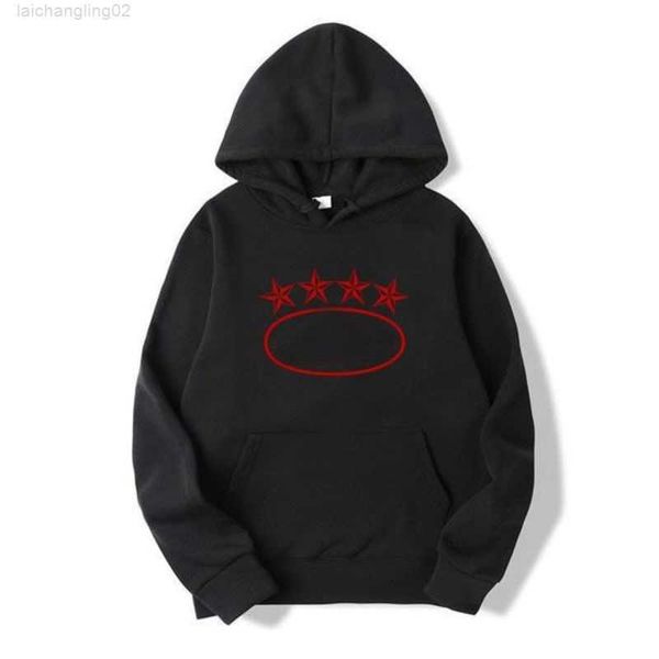 

mens cargo hoodie hoodies designer alcatraz star print fashion hip-hop cotton clothes women's hoody men's large 2rr0, Black