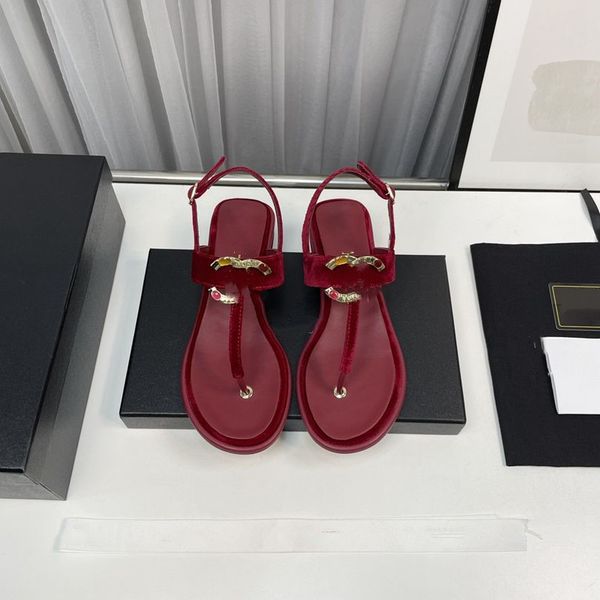 

2023 designer luxury fashion women sandals slides summer channel flats real leather platform sandal flat shoe ccity ladies beach shoes by gx, Black