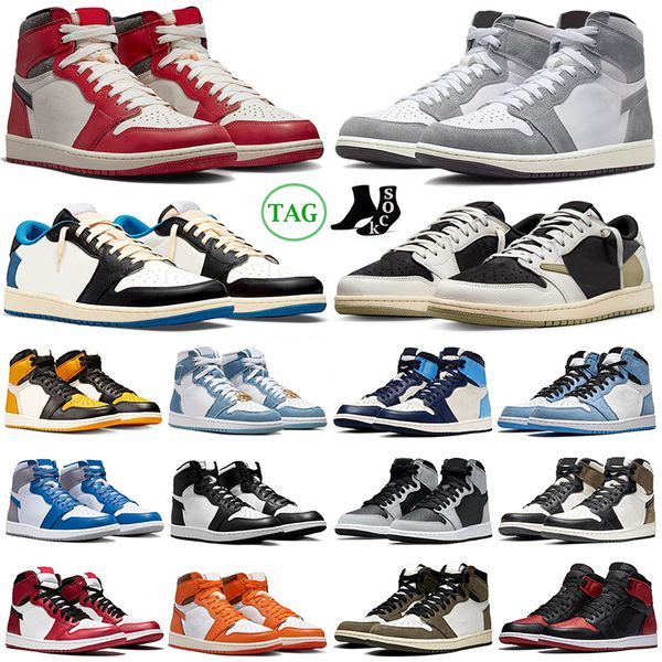

jumpman 1 1s basketball shoes men dark reverse mocha olive black phantom cactus jack lost and found stealth mens womens sneakers ourdoor spo