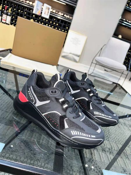 

casual shoes 2023 designer sneakers striped men sneaker platform trainer season shades flats trainers brand classic outdoor shoe, Black