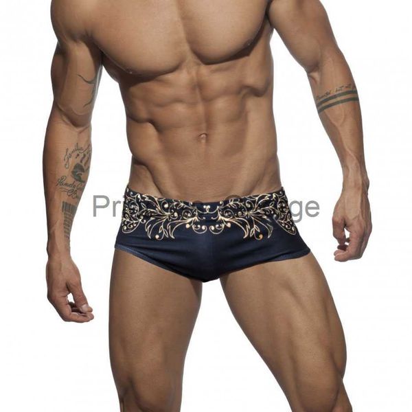 

men's swimwear mens swim boxer briefs short black print swimwear men swimming boxer trunks beach shorts surfing suit beachwear male swi