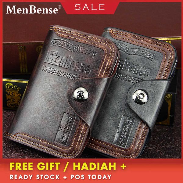 

luxury brand mini wallet menbense new men's short fashion leisure magnetic buckle enterprise bag large capacity 30% discount, Red;black