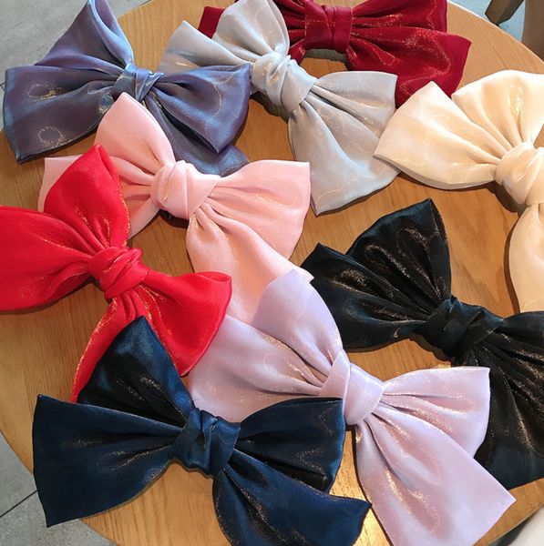 

20cm french style pearl satin bow hair clip back of head clamp clip hairpin hair accessory multiple styles available add elegance to your lo