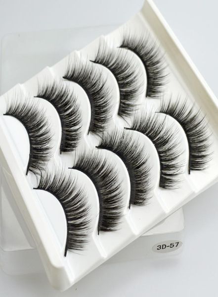 

5 pairs faux 3d mink eyelashes fluffy wispy soft thick natural long false eyelashe dramatic volume whole fake eyelash extensio7049805