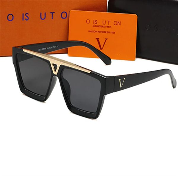 

2023 designer luxury luiseities viutnities sunglasses for women and men evidence style anti-ultraviolet retro plate square full frame eyegla, White;black