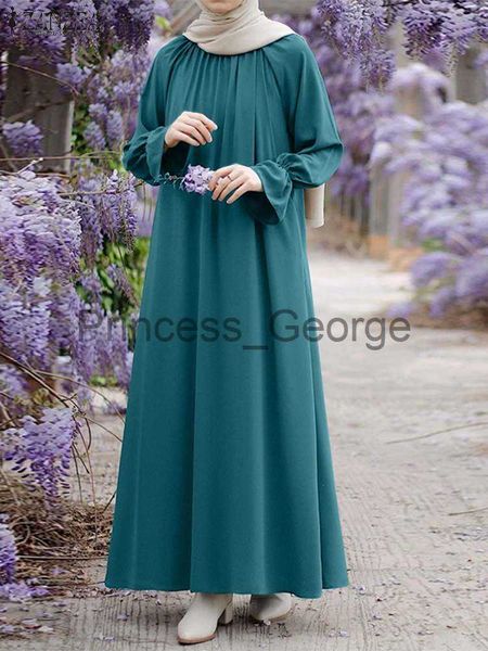 

casual dresses muslim long dress zanzea eid mubarek abaya women ruffles maxi sundress party robe eid vestidos abayas for women isamic clothi, Black;gray