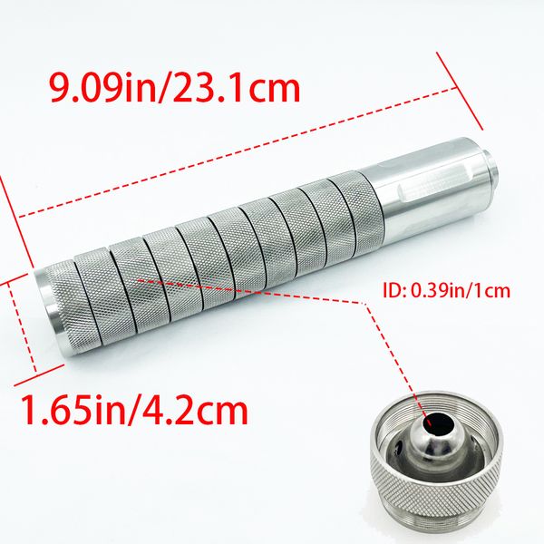 

304 stainless steel fuel solvent trap filter 9.09" 10mm part 1/2-20 1/2-28 5/8-24 m14x1 m14x1l m14x1.5 for napa 4003 wix 24003