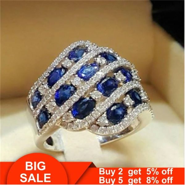 

luxury female ring white gold filled sapphire ruby zircon engagement wedding band rings for women men finger party jewelry, Slivery;golden