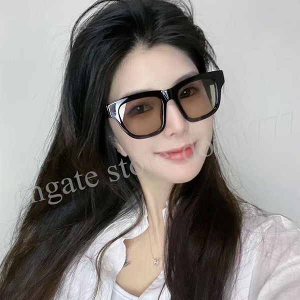

premium brand fashion squircle full frame sunglasses with logo for men women summer sun glasses, White;black