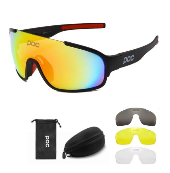 

poc crave outdoor sports cycling glass four lens set, White;black