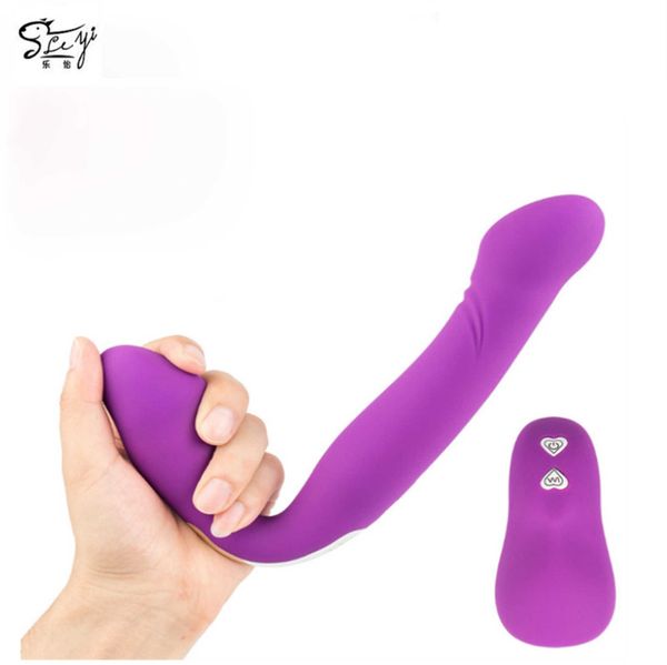 

purple shaker female wearing double av remote control device products