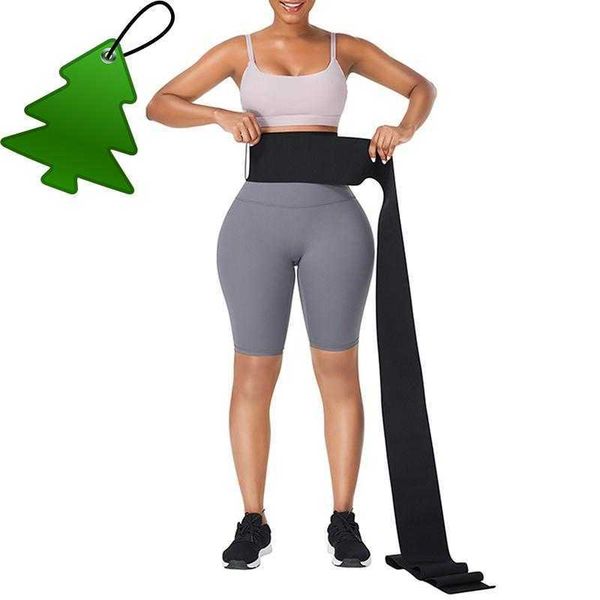 

women waist trainer shaper bustiers snatch me up bandage wrap belly tummy silmming belt corset stretched bands cincher shape, Black;white